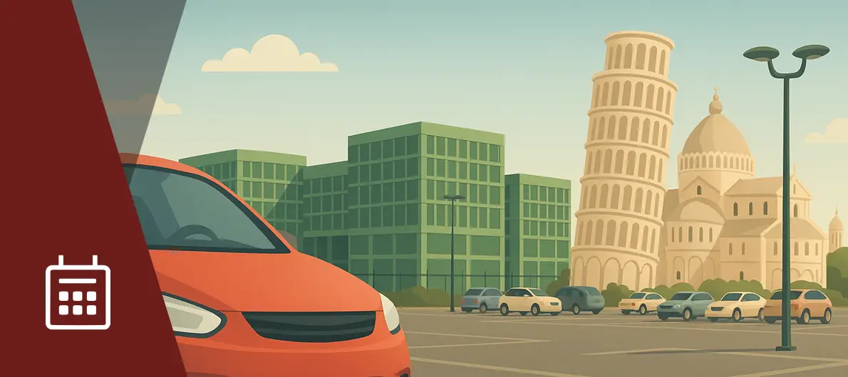 Parcheggio PisaMover per soste giornaliere vicino al centro città e alla stazione